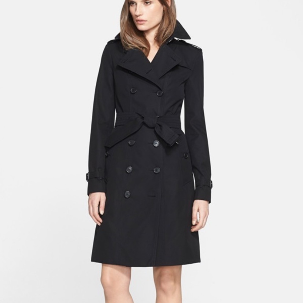 100% Authentic NWOT Burberry Kensington Silk Coat